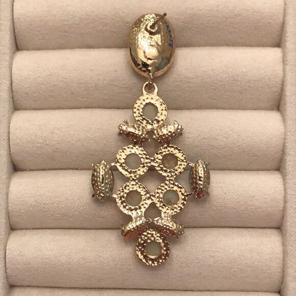 Island | Chandelier Earrings | 2.25” Length - Picture 3 of 3